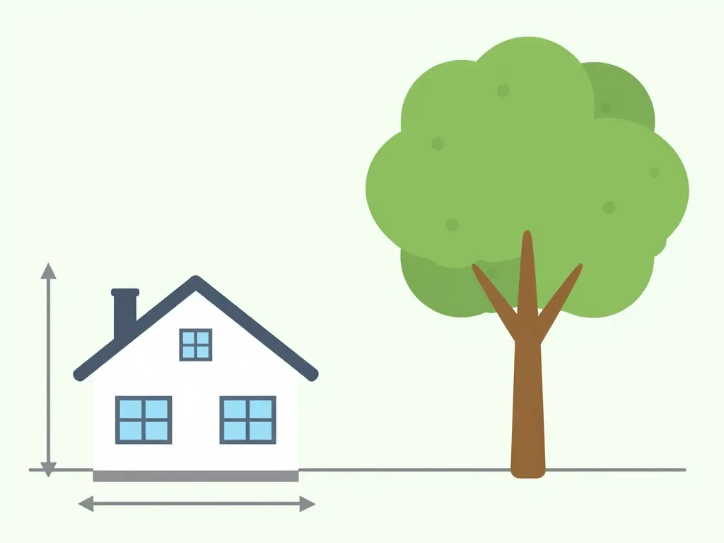 distance arbre maison assurance schéma limites propriété