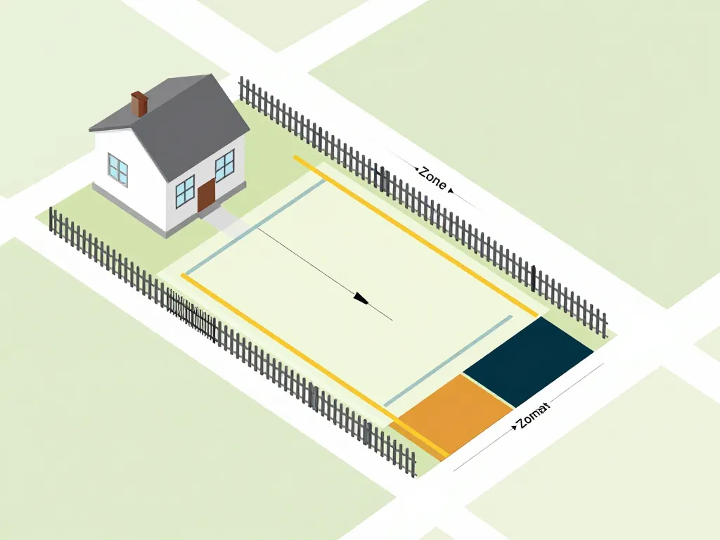 distance entre maison et clôture voisin schéma distance légale