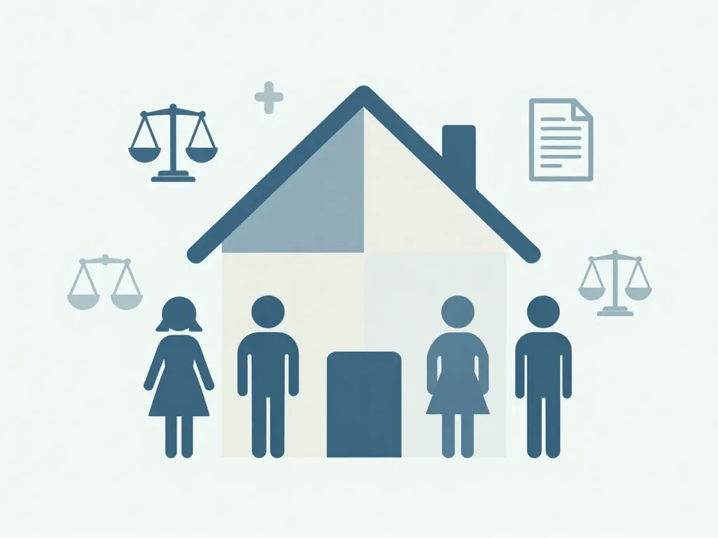 diagramme heritage d'une maison entre frere et soeur