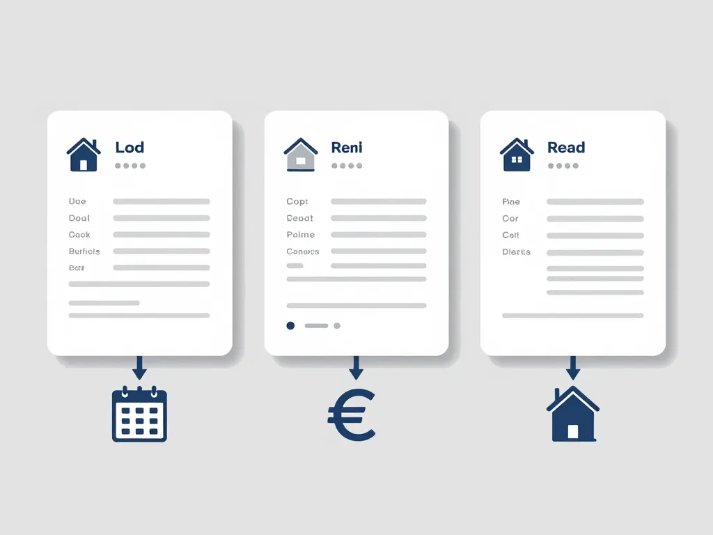 diagramme quittance de loyer obligatoire éléments principaux