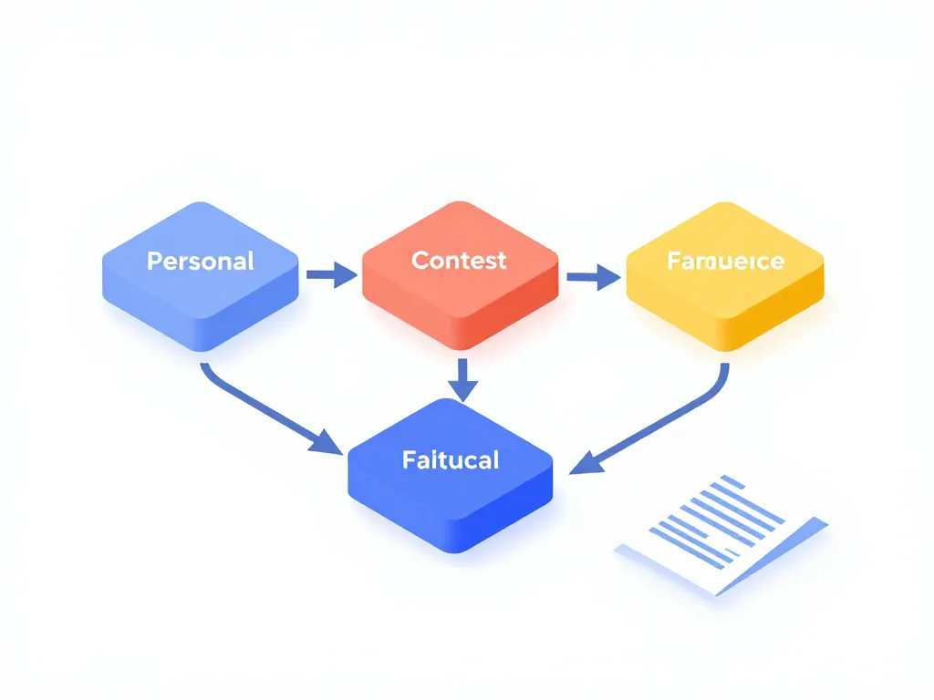 Schéma structure déclaration circonstanciée éléments