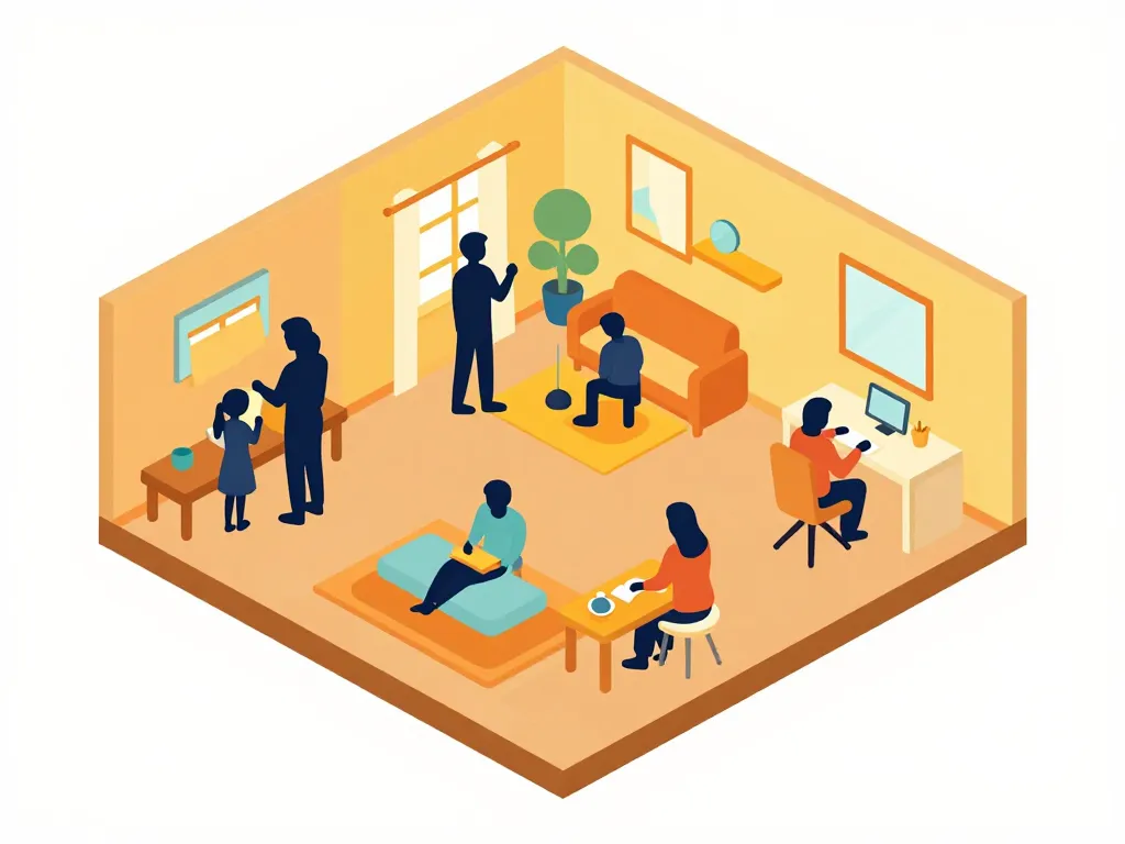 t5 combien de chambre pour famille ou colocation