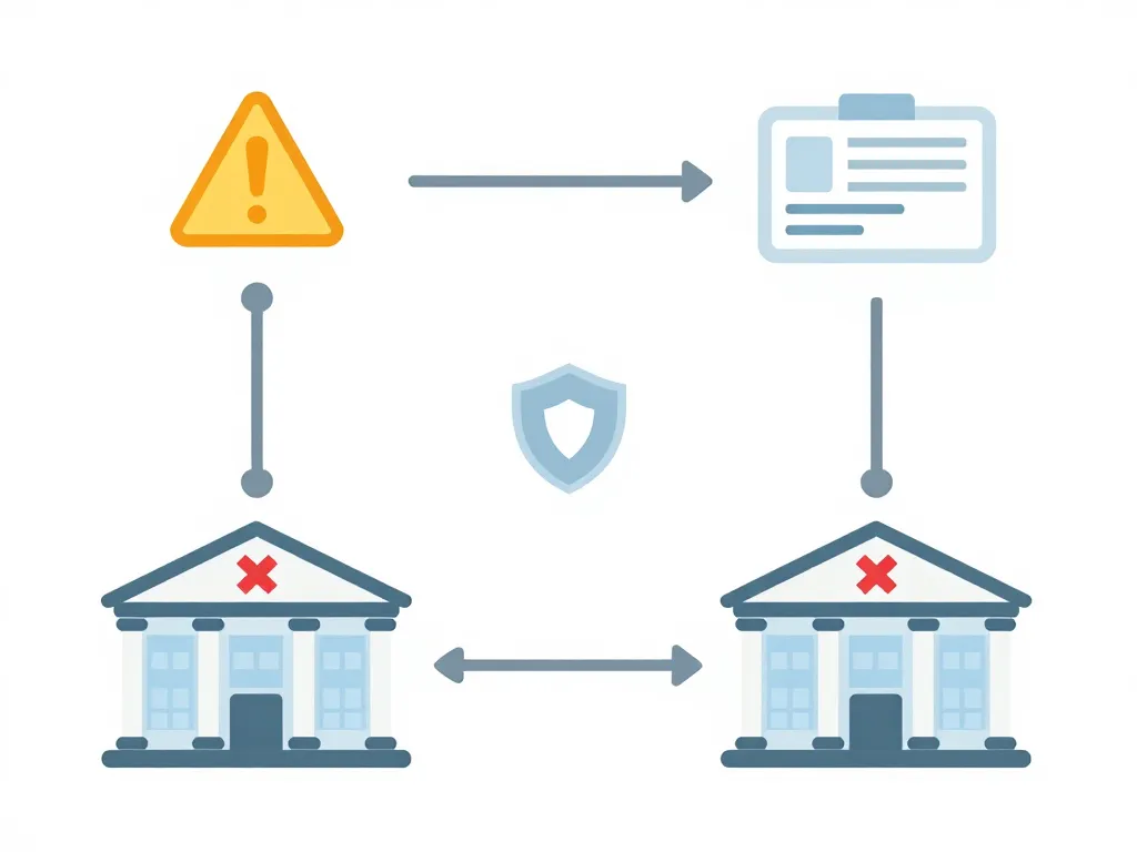 Schéma causes virement refusé par la banque du bénéficiaire