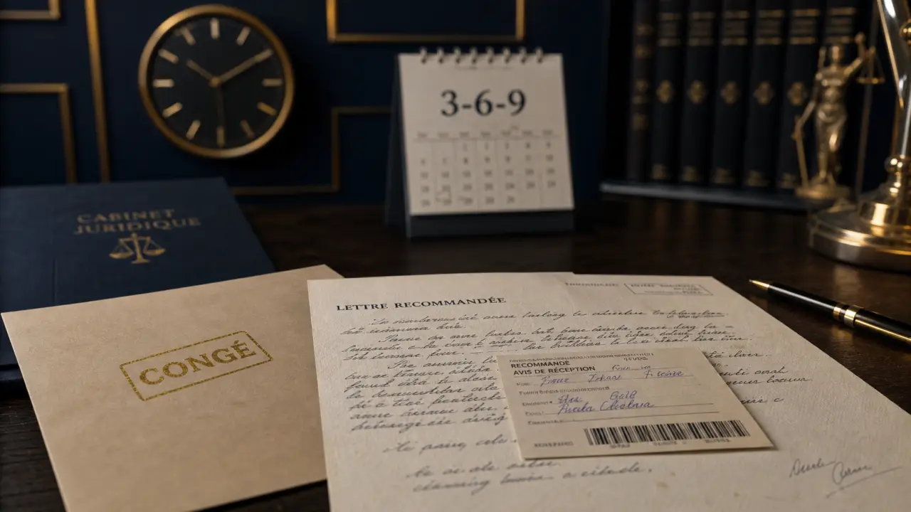 Congé bail commercial : lettre recommandée et période triennale