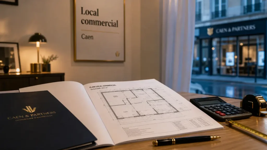 Local commercial Caen : dossier vitrine et bail à vérifier