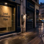 Local commercial Dijon avec vitrine et bail 9 ans