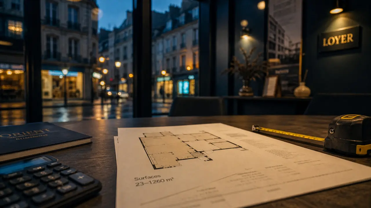 Local commercial Lorient : comparer les loyers 23 à 1 260 m², agence immobilière
