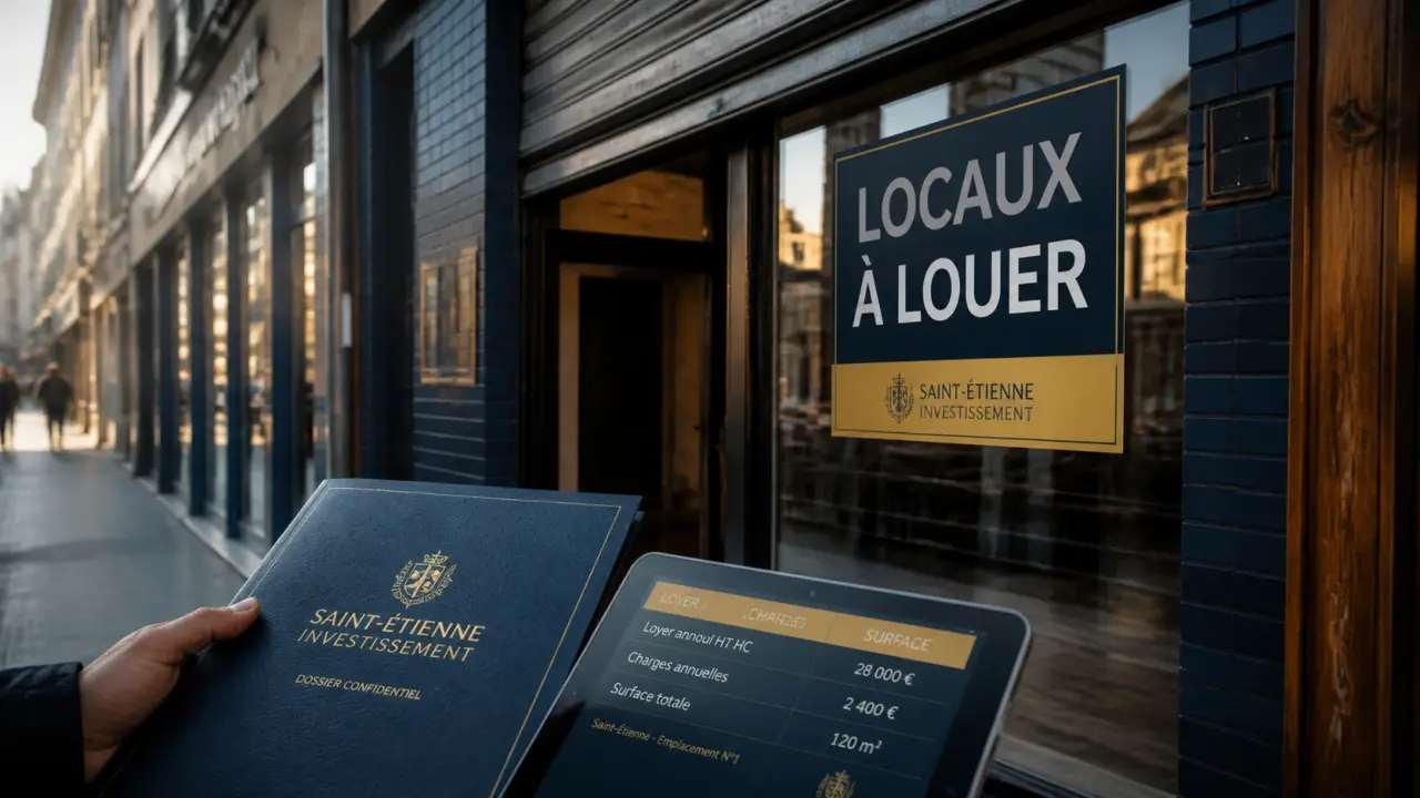 Local commercial saint etienne : vitrine à louer