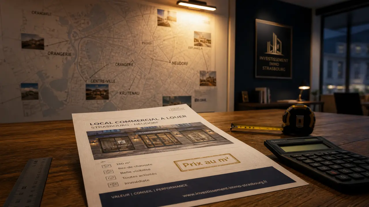 Local commercial strasbourg : prix au m²