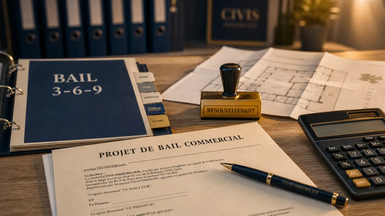 Projet de bail commercial 3-6-9 : clauses sensibles et renouvellement