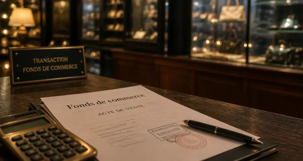 Définition du fonds de commerce : vente d’un fonds exploité