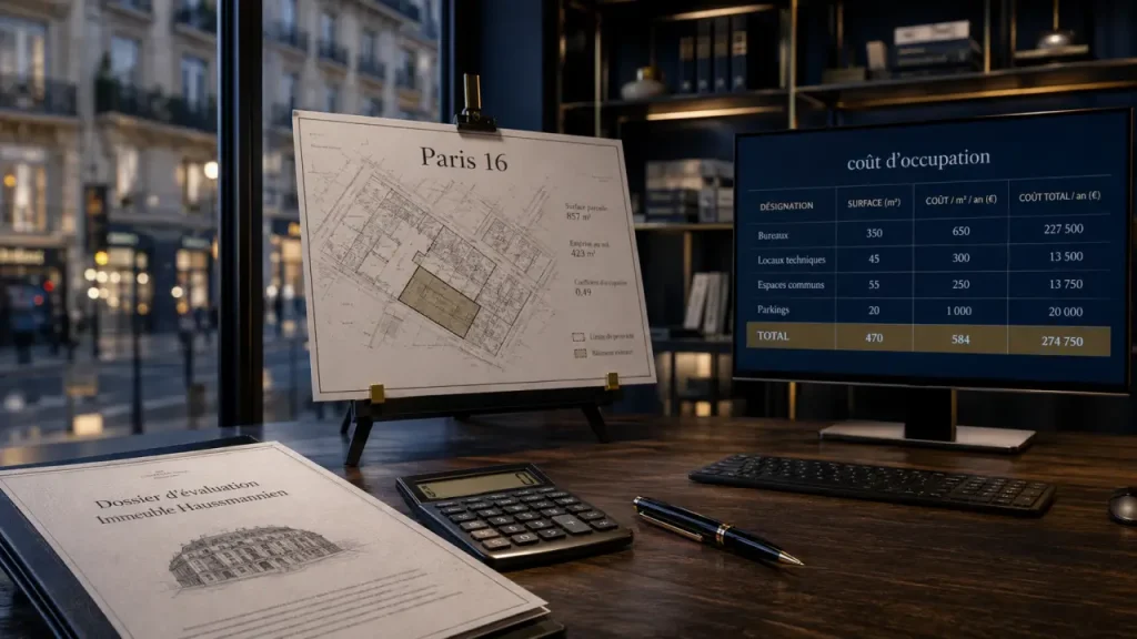 Location de bureaux à Paris 16 : prestige, budget et flexibilité à arbitrer