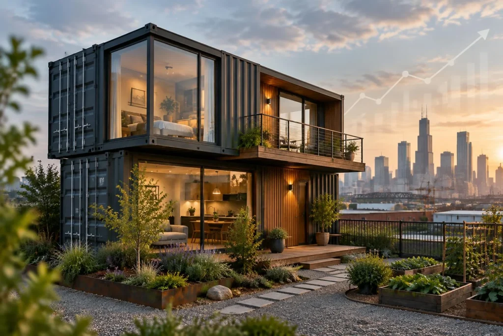Maison container : essor durable au-delà du prix au m²