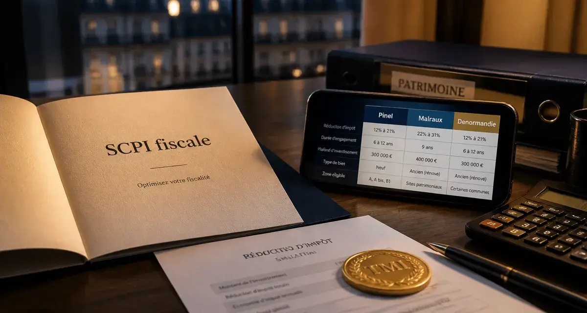 SCPI fiscale réussir investissement : dossier fiscal et calcul imposition