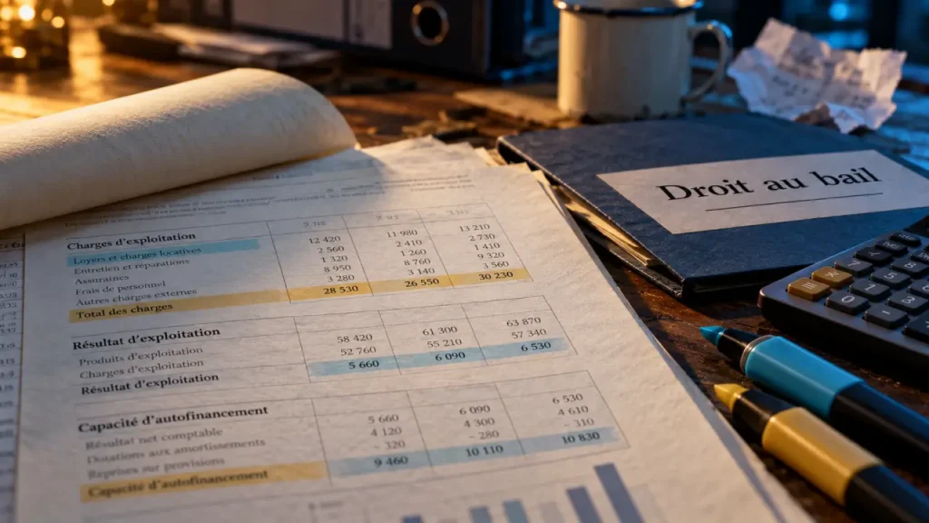 Amortissement du droit au bail : amortissable en compta, mais jamais déductible fiscalement