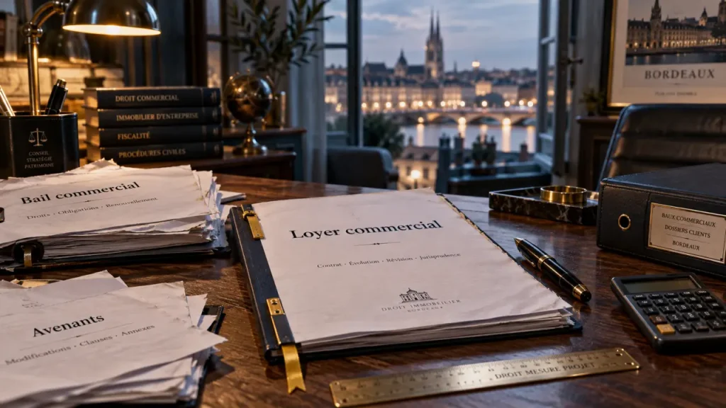 Avocat en fixation du loyer commercial à Bordeaux : défendez votre position avant le renouvellement