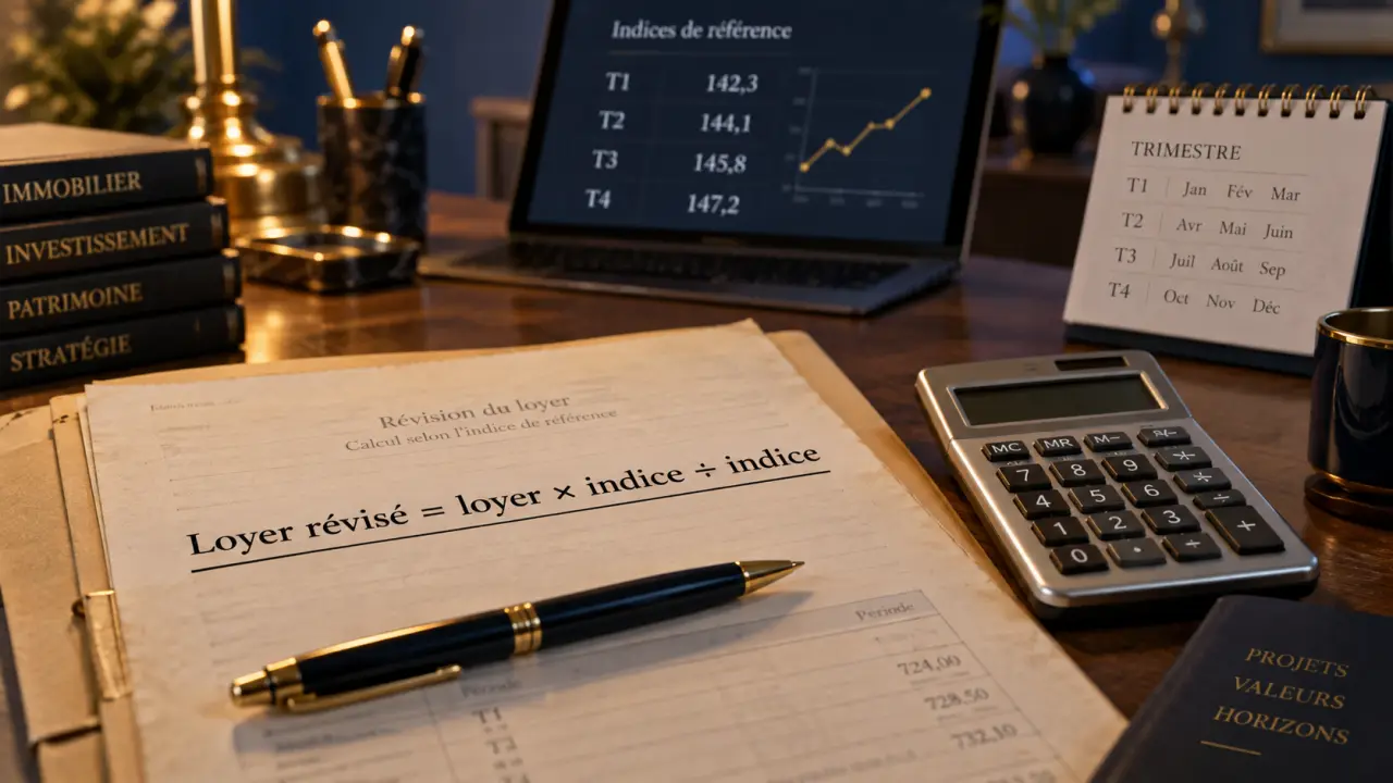 Calcul augmentation loyer commercial : formule avec indice et plafond 10 %