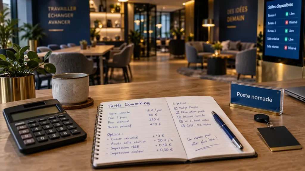 Coworking prix : vrais coûts, de 3€ à 1 200€ par poste