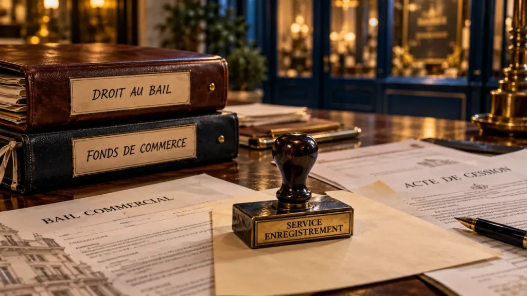 Fonds de commerce droit au bail : documents et dossier achat ou emplacement