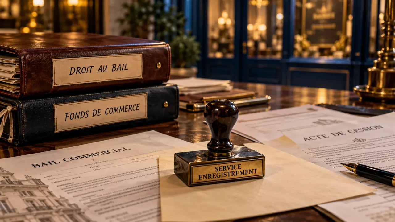 Fonds de commerce droit au bail : documents et dossier achat ou emplacement