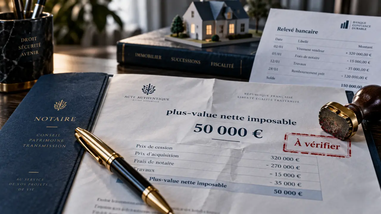 Surtaxe plus value immobilière : seuil 50 000 € et net vendeur